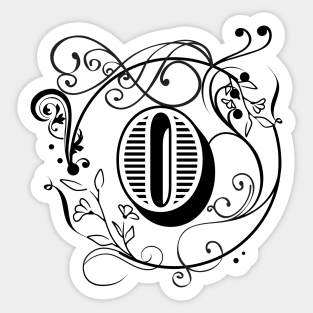 Letter O Sticker